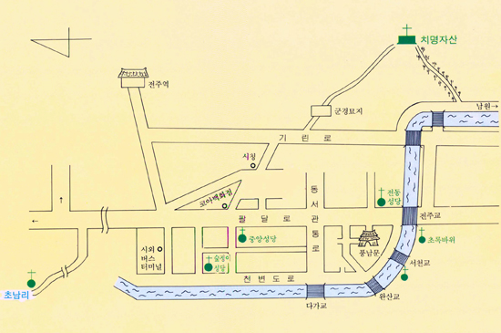 [순교자성월 특집] 치명자산~숲정이성지 도보순례 코스