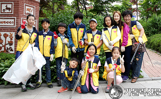 서울 세종로본당 ‘비움’ 초등부 봉사단