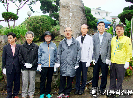 김기량 길 개통 “제주 첫 순교자 정신 기린다”