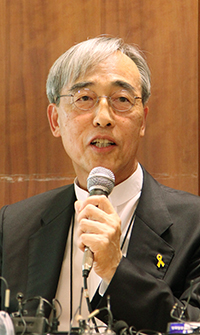 교황 방한 준비위원장 강우일 주교 대국민 메시지 발표