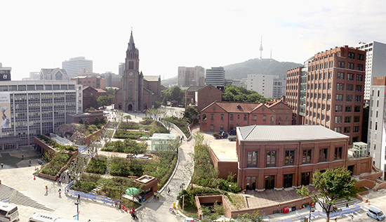 2년만에 명동성당 개발 1단계 완성