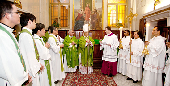 염수정 추기경, 로마 명의본당 취임
