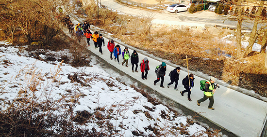 한국 가톨릭스카우트 ‘미리내 길 도보성지순례’