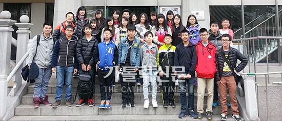 홍콩 윤 롱 중학교 학생 24명 미리내·새남터 등 성지 순례