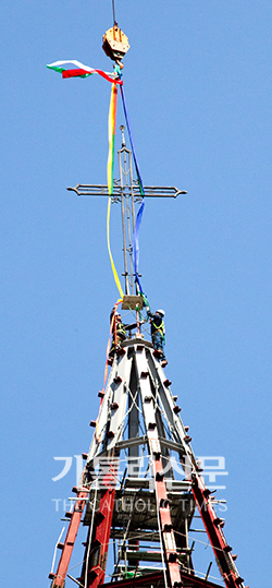 대구 100주년 범어대성당 공정률 61%… 건립 순항