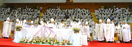 원주교구, 설정 50주년 감사미사 봉헌