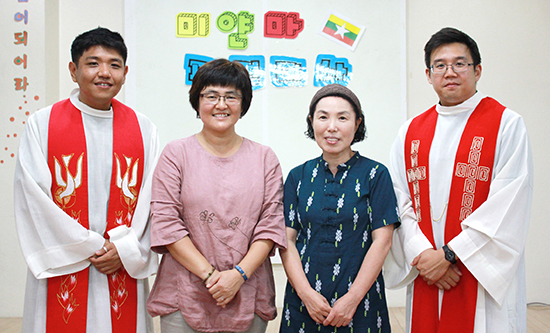 성골롬반회, 미얀마 선교사 4명 파견