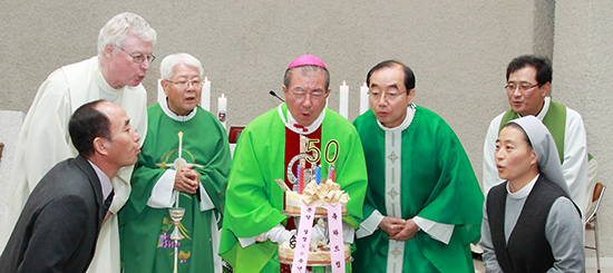 원주교구 평창본당 설립 50주년 기념미사