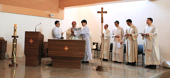 성모마리아방문봉쇄수녀회, 새 수녀원 축복미사 봉헌