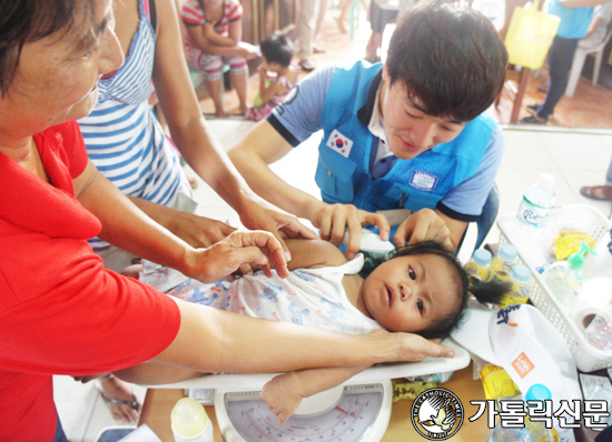 가톨릭대 의료협력본부, 필리핀 빈민 1100여명에 의료봉사