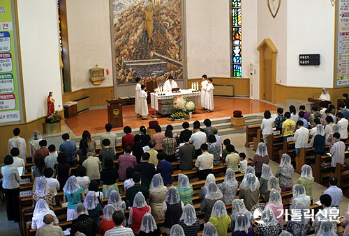 안산대리구 광명지구, 합동선교 펼치며 예비신자 입교 앞장