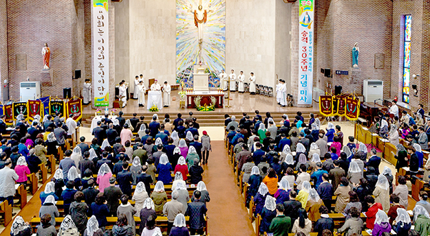 인천 ‘바다의 별’ 레지아 30주년 경축미사