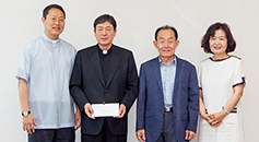 대구 내당본당, 설립 50주년 맞아 카자흐스탄 돕기 5만 달러 기탁