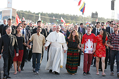 폴란드 크라쿠프 세계청년대회 폐막