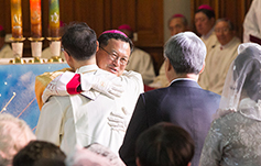 정신철 주교 인천교구장 착좌