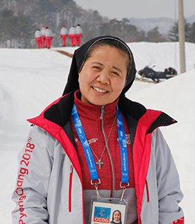 사상 최초 올림픽 경기장 내 ‘성폭력 상담센터’ 운영한 김성숙 수녀