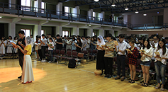 제4회 한국청년대회 봉사자 발대 미사 봉헌