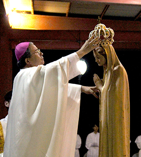 천진암성지, ‘세계평화의 성모상’ 대관식