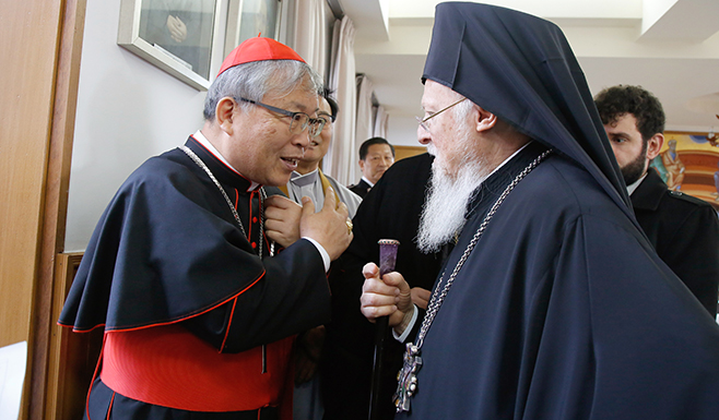 한국 찾은 동방 정교회 수장 바르톨로메오 총대주교
