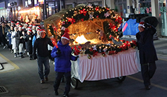 청주교구 보은본당, 성탄전야 촛불 시가행진