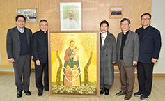 주교회의, 4·27 남북정상회담 기념 성화 기증 받아